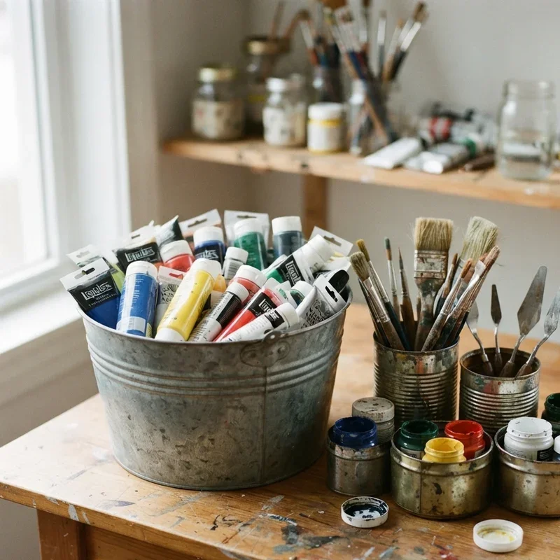 Acrylic Paint Storage Ideas