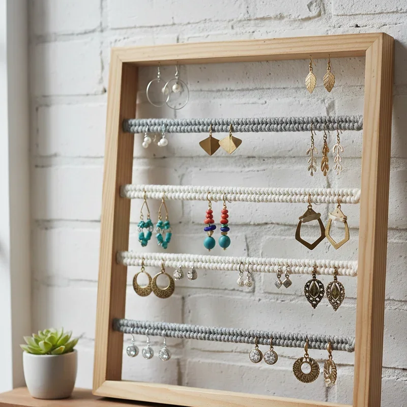 15 Earring Storage Ideas to Keep Jewelry Neat and Tangle Free