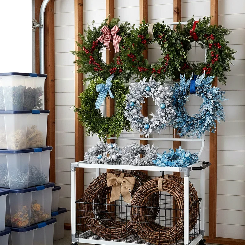 Wreath Storage Ideas