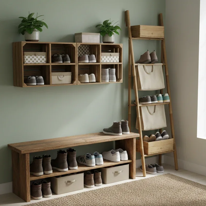 Shoe Storage Ideas for Entryway