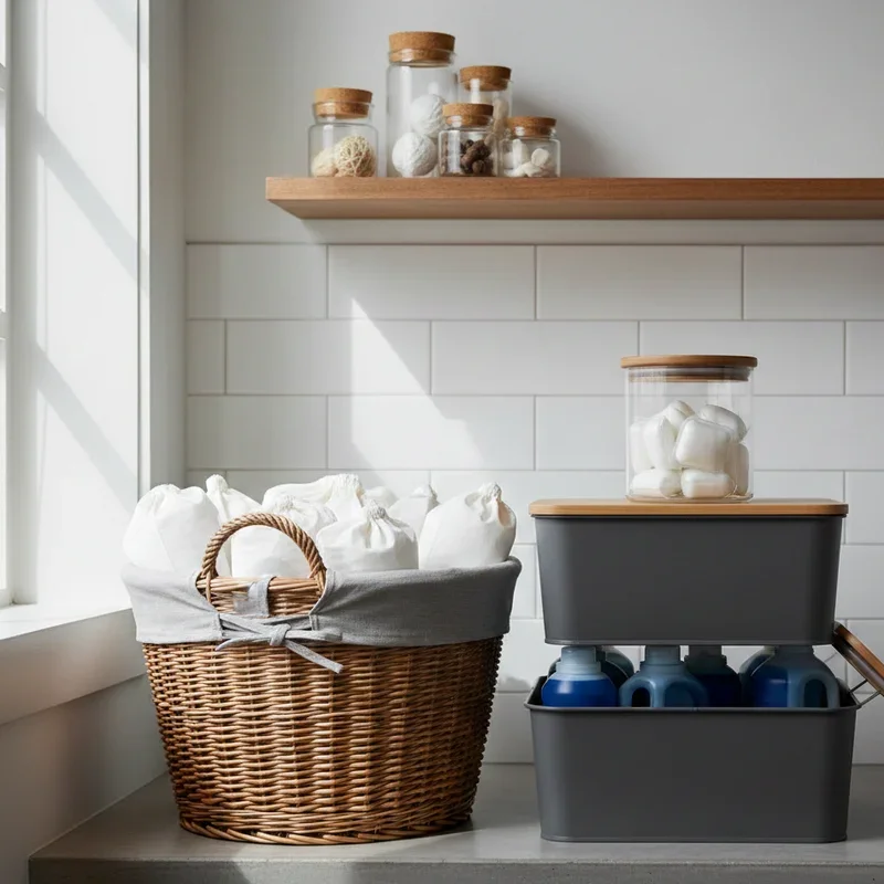 Laundry Detergent Storage Ideas