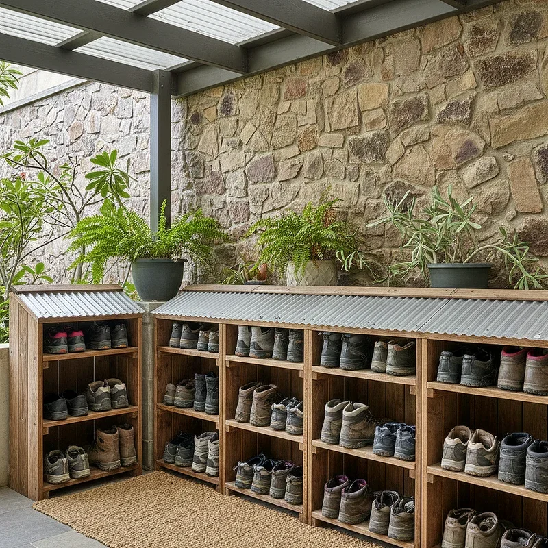 Outdoor Shoe Storage Ideas