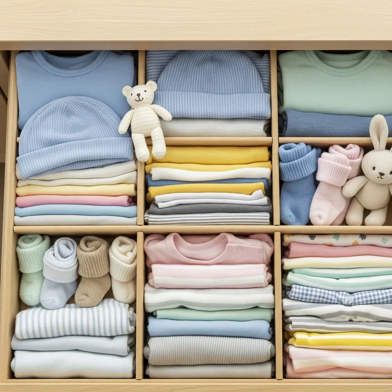 How to Organize Baby Clothes Neatly and Easily