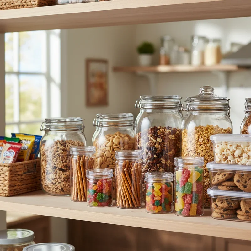 15 Snack Storage Ideas to Keep Your Pantry Tidy