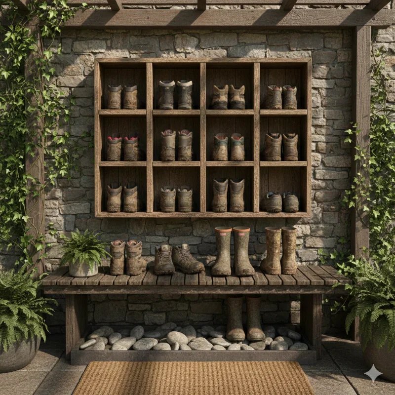 Outdoor Shoe Storage Ideas