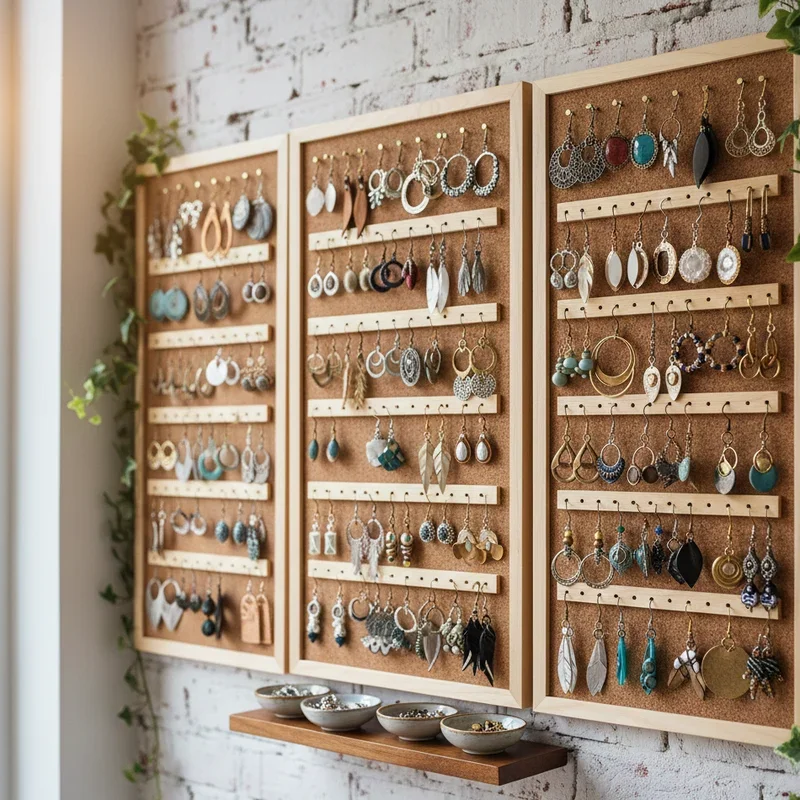 Earring Storage Ideas
