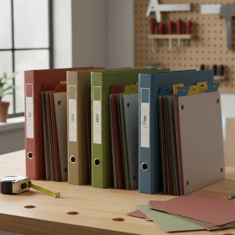 Sandpaper Storage Ideas