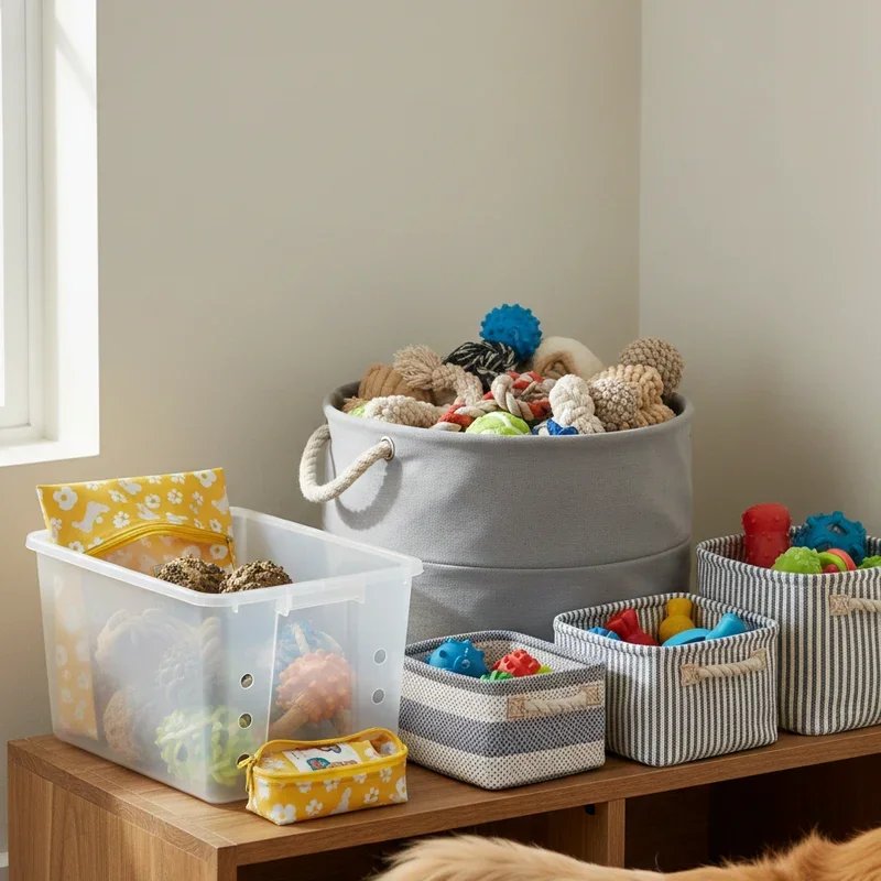 Dog Toy Storage Ideas