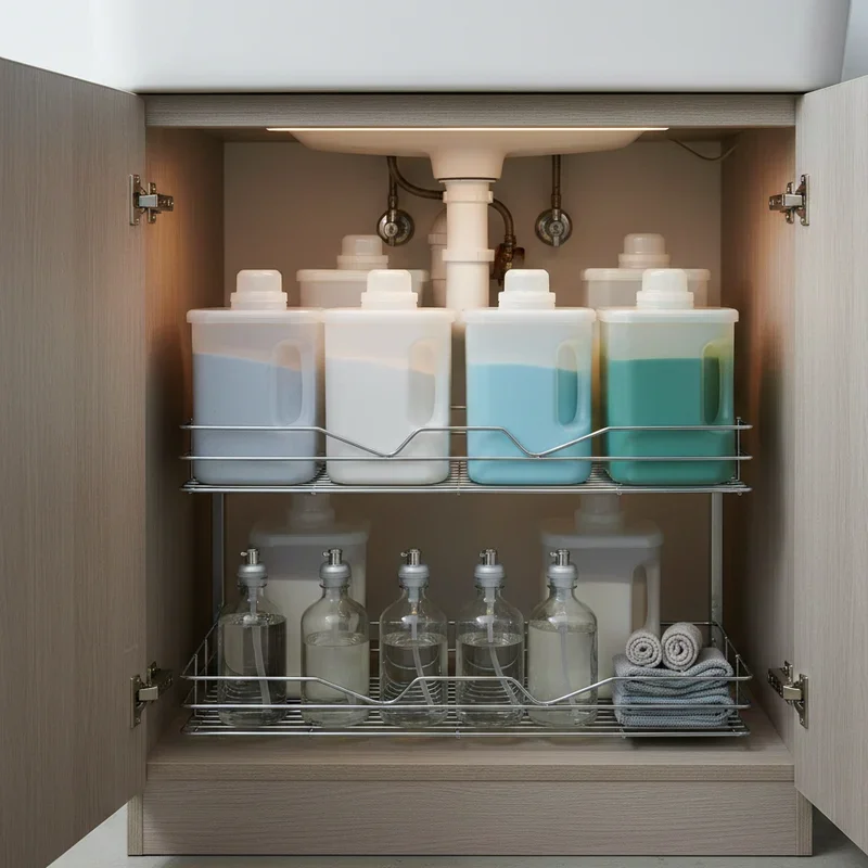 Laundry Detergent Storage Ideas