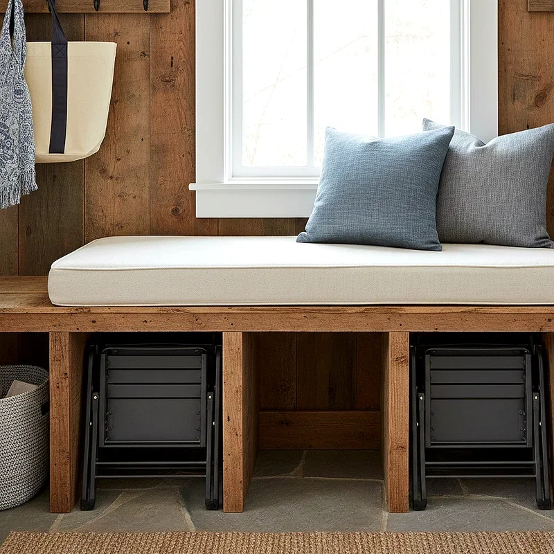 Folding Chair Storage Ideas