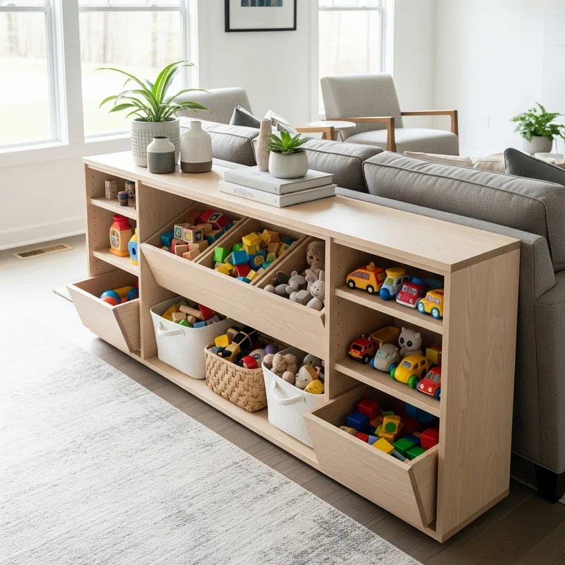 Living Room Toy Storage Ideas