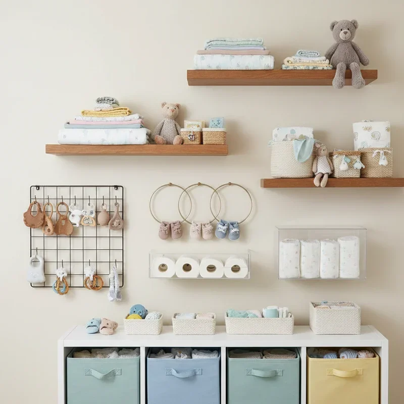 15 Baby Storage Ideas to Keep Your Nursery Neat and Tidy