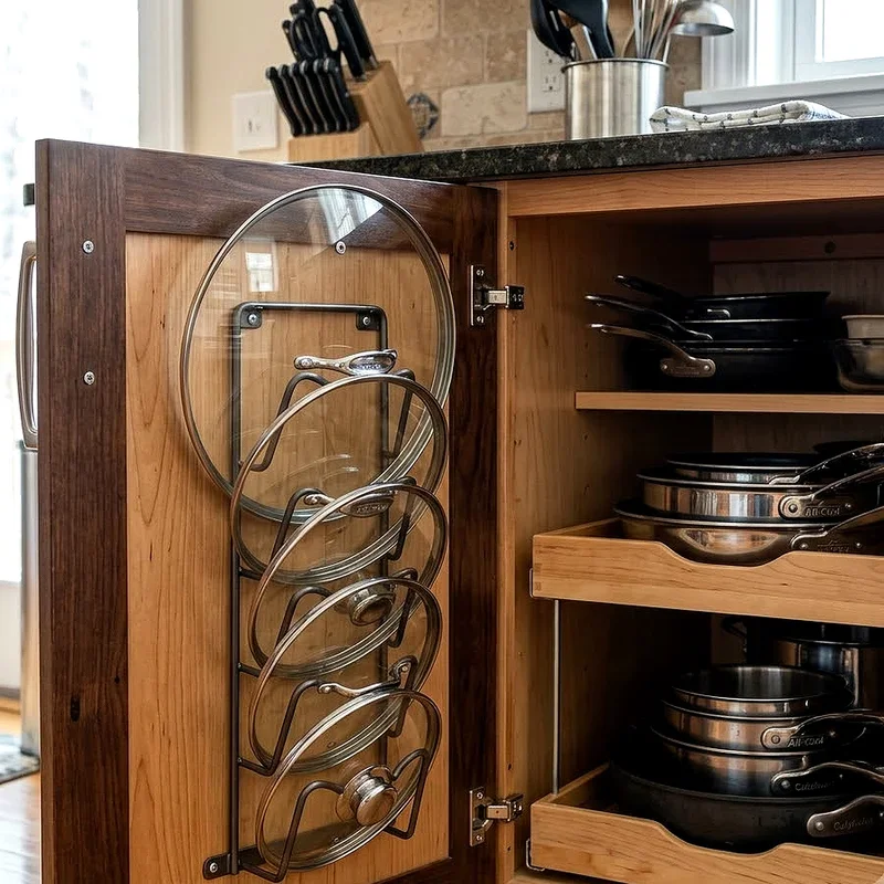 Pots and Pans Cabinet Storage Ideas