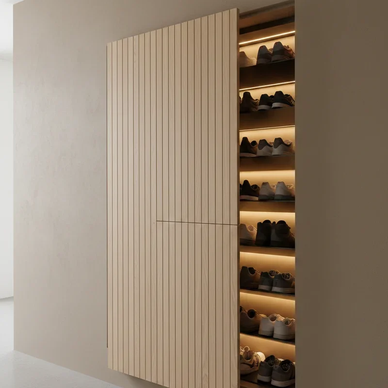 Hidden Shoe Storage Ideas