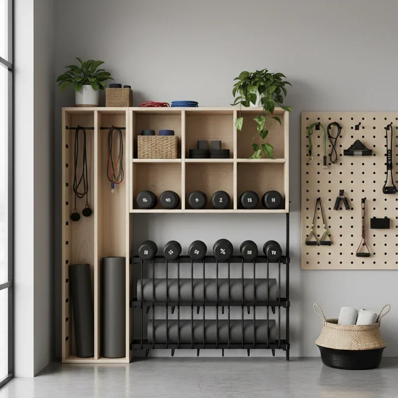 Home Gym Storage Ideas