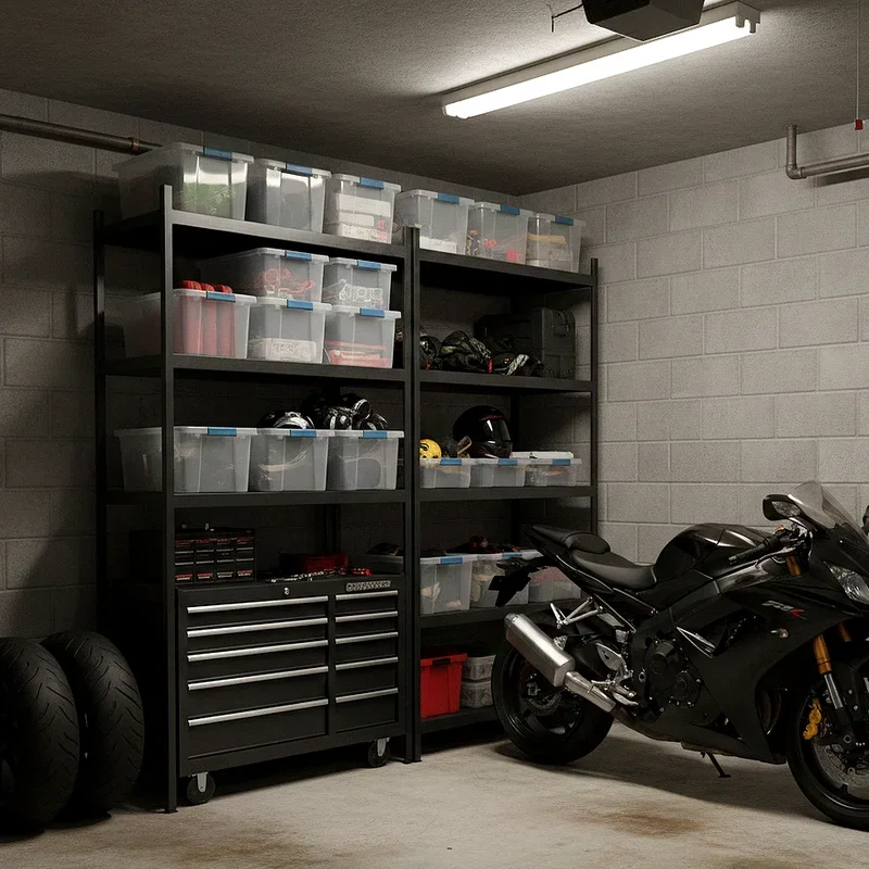 Motorcycle Storage Ideas