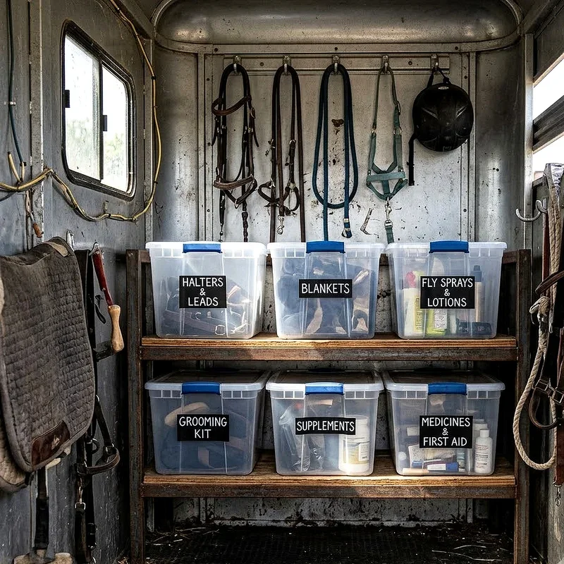 Horse Trailer Storage Ideas