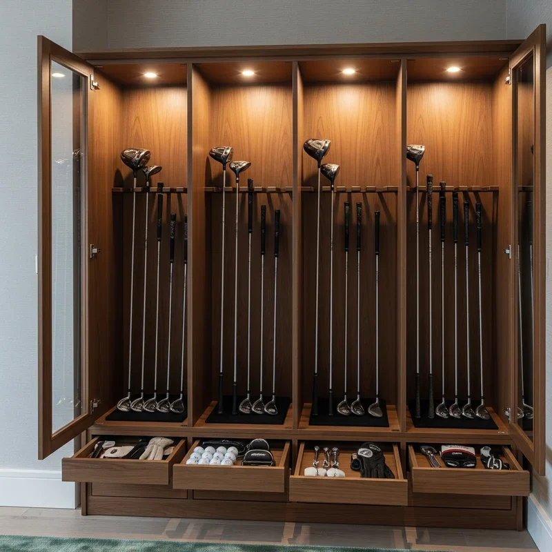 15 Golf Club Storage Ideas to Organize Your Gear