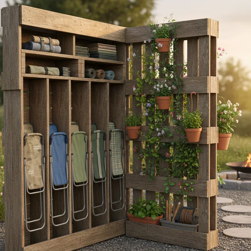 Camping Chair Storage Ideas