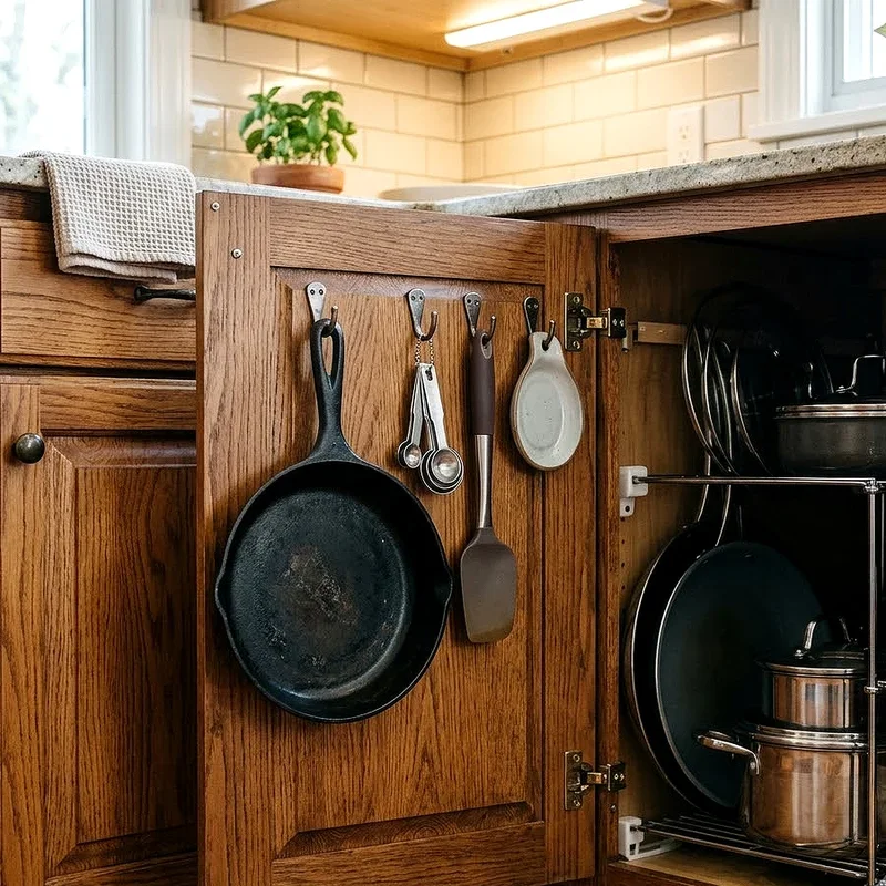 Pots and Pans Cabinet Storage Ideas