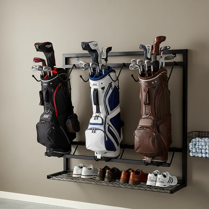Golf Bag Storage Ideas