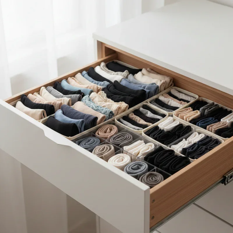 Underwear Storage Ideas