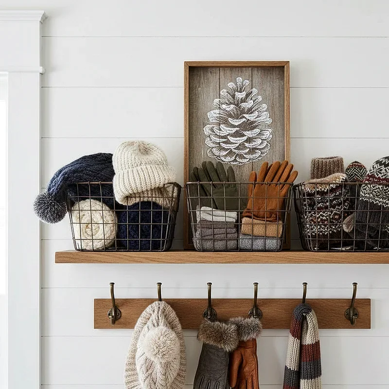 Winter Hat And Glove Storage Ideas