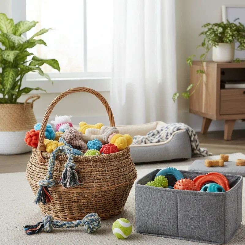 Dog Toy Storage Ideas