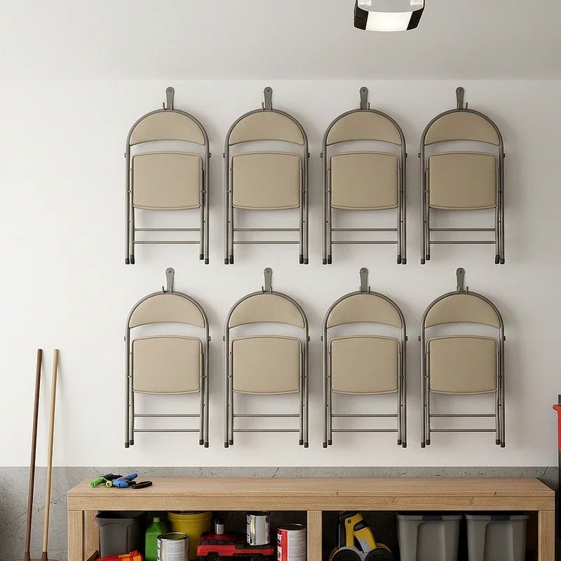 Folding Chair Storage Ideas