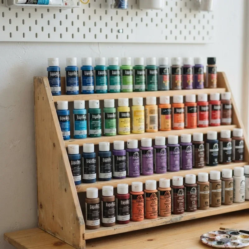Acrylic Paint Storage Ideas