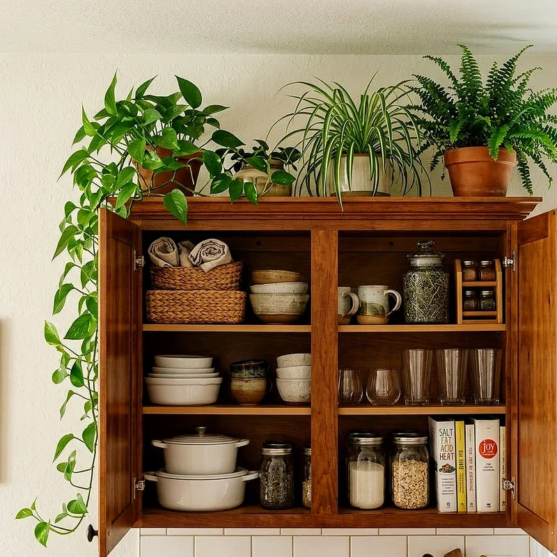 Above Kitchen Cabinet Storage Ideas