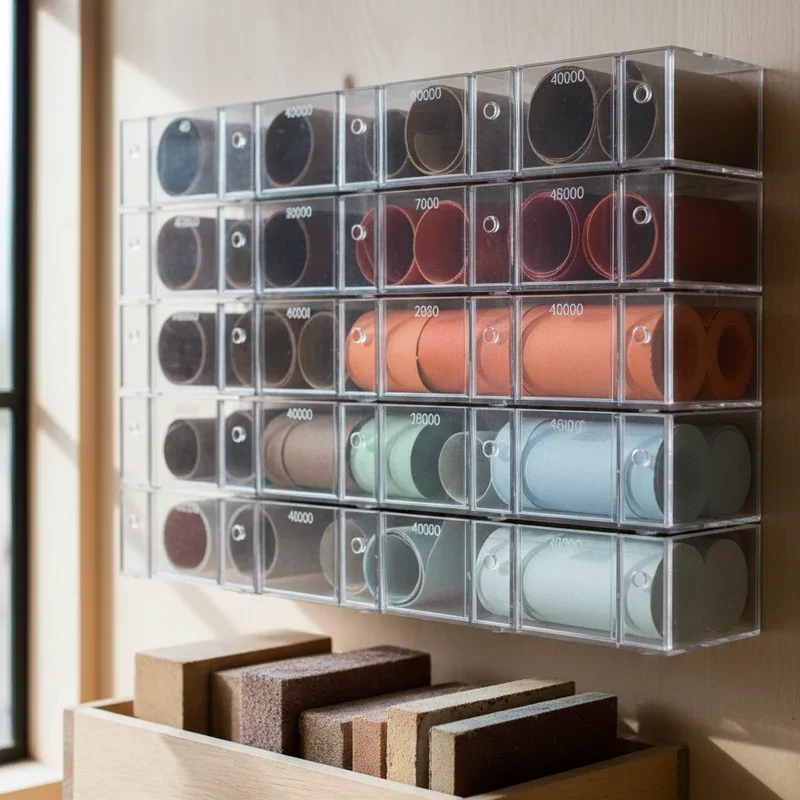 Sandpaper Storage Ideas