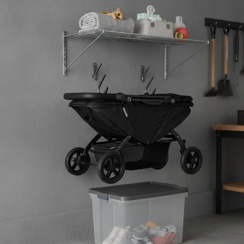 15 Stroller Storage Ideas to Keep Your Home Neat and Tidy