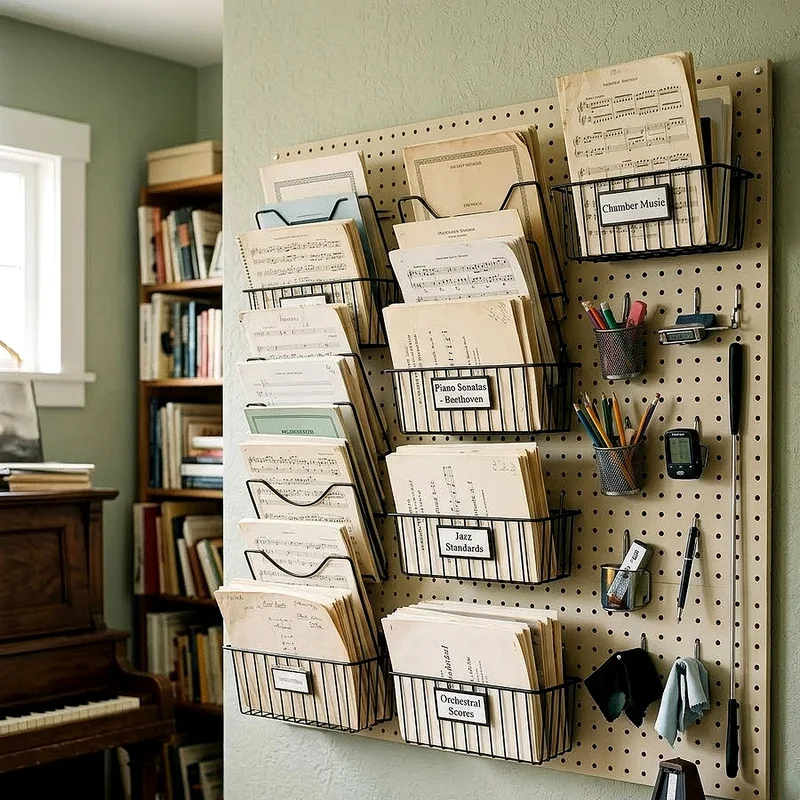 Sheet Music Storage Ideas