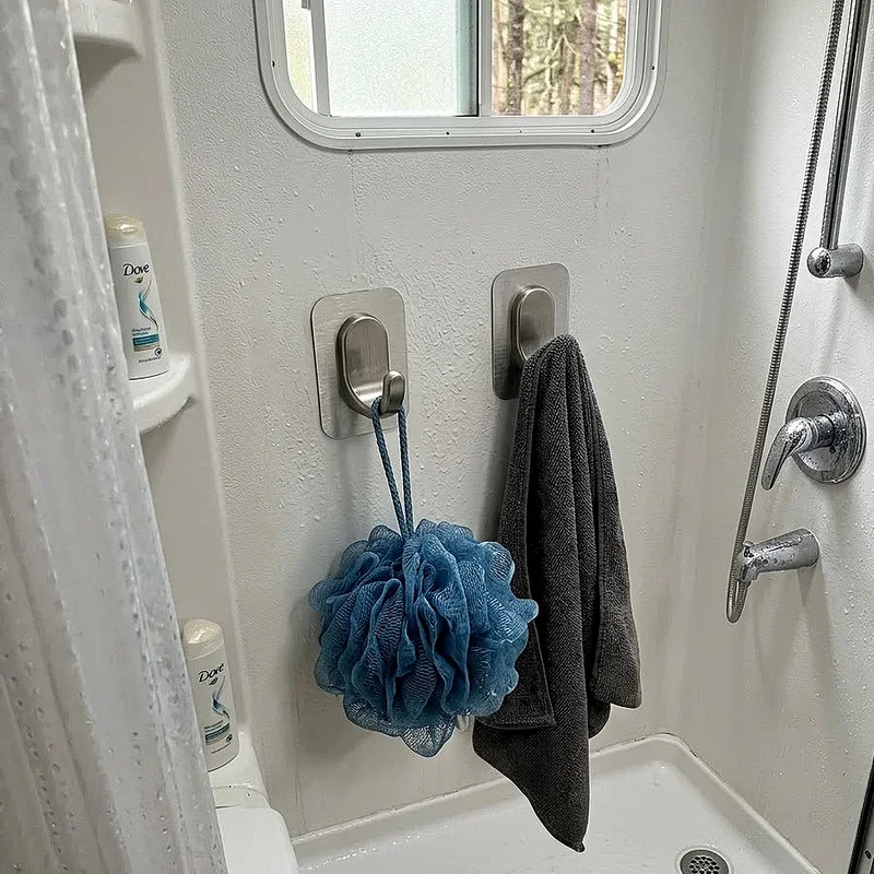 RV Shower Storage Ideas