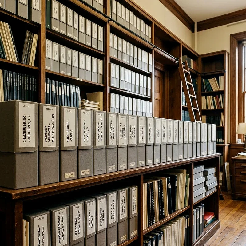 Sheet Music Storage Ideas