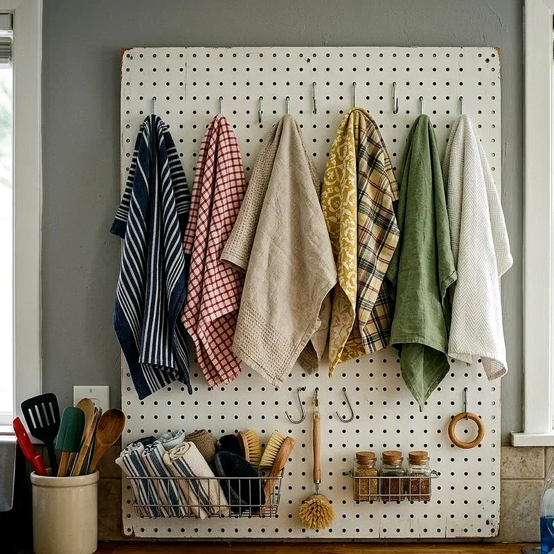 Dish Towel Storage Ideas
