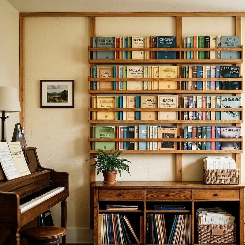 Sheet Music Storage Ideas