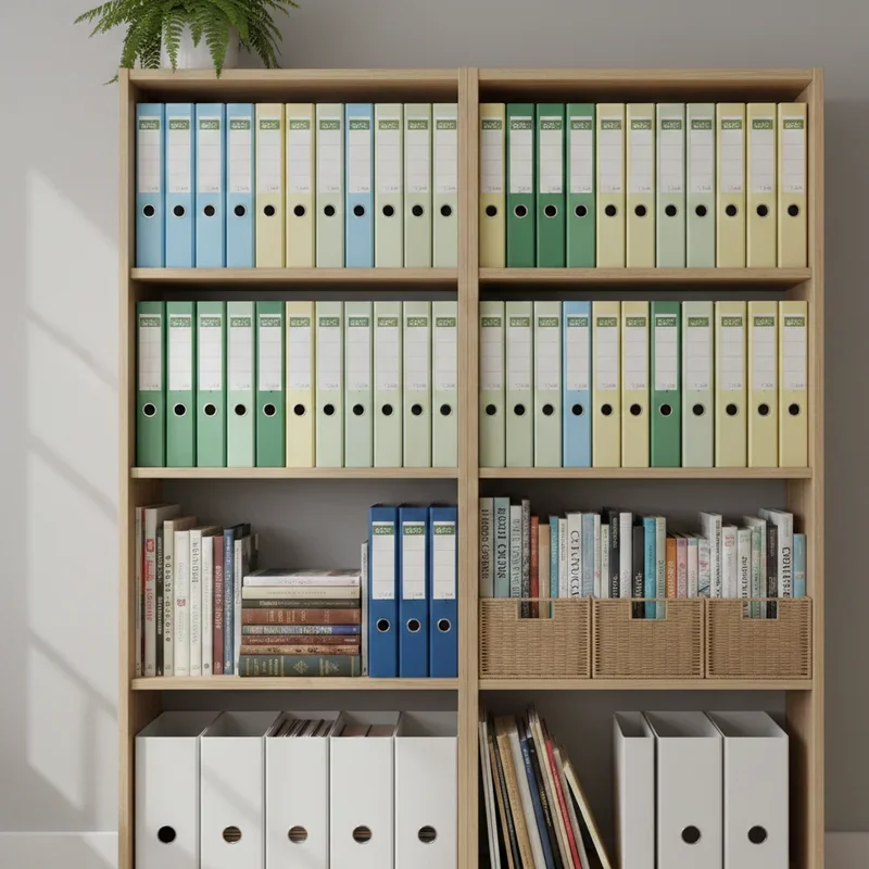 Binder Storage Ideas