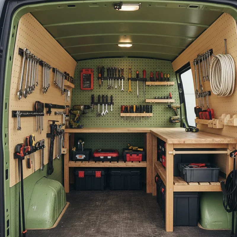 Van Tool Storage Ideas