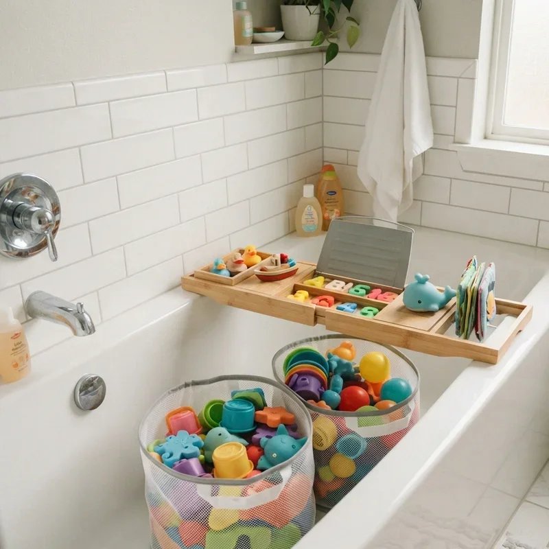 Unused Bathtub Storage Ideas