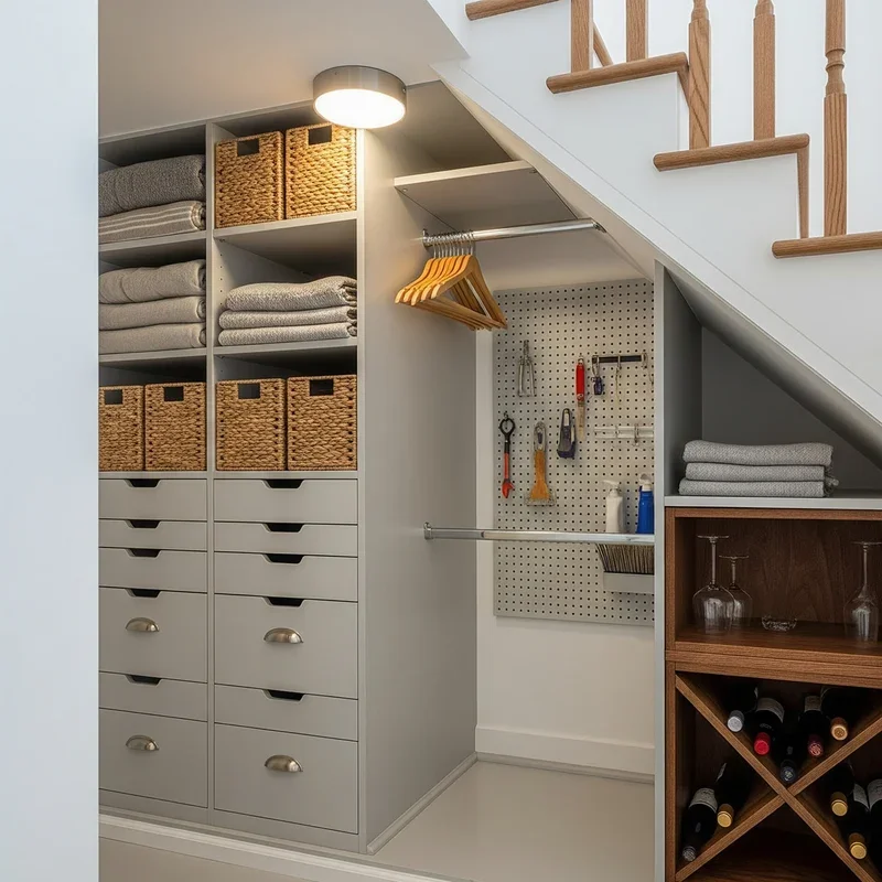 15 Under Stair Closet Storage Ideas for Smart Organizing