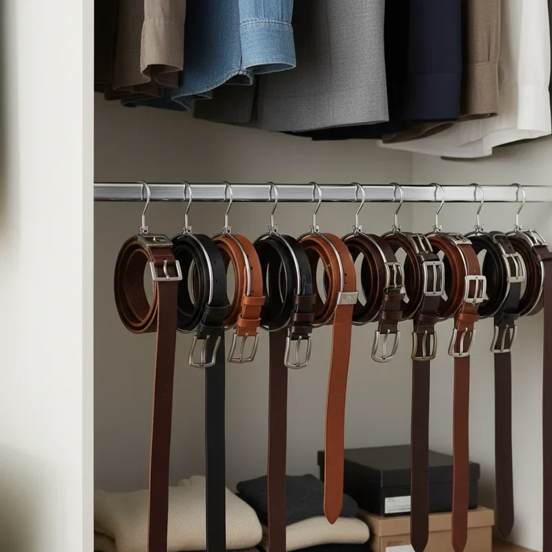 Belt Storage Ideas