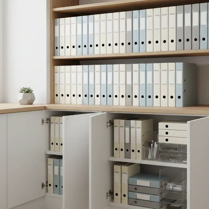 Binder Storage Ideas