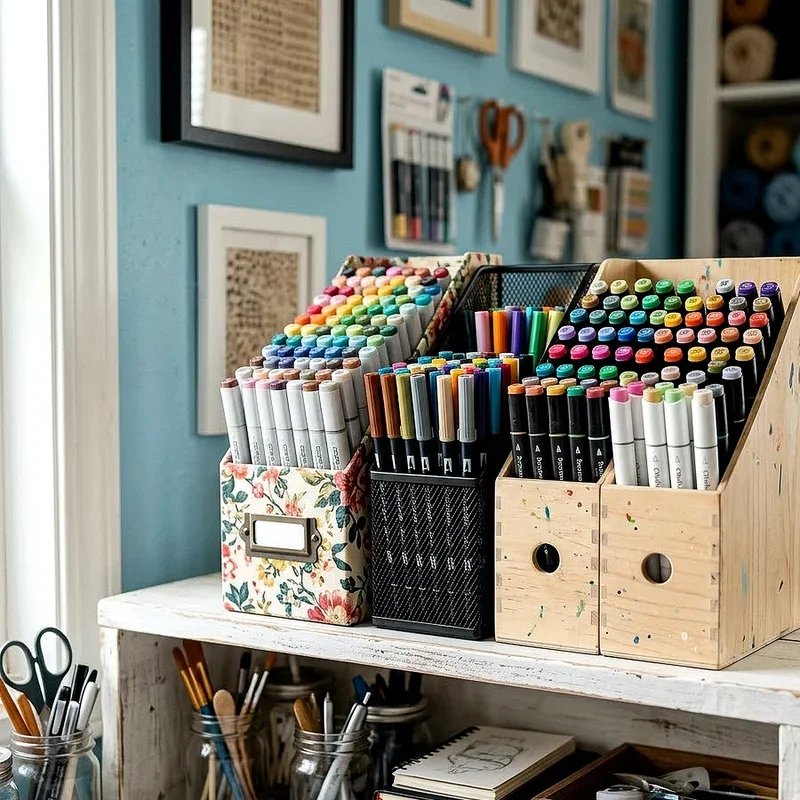 Marker Storage Ideas