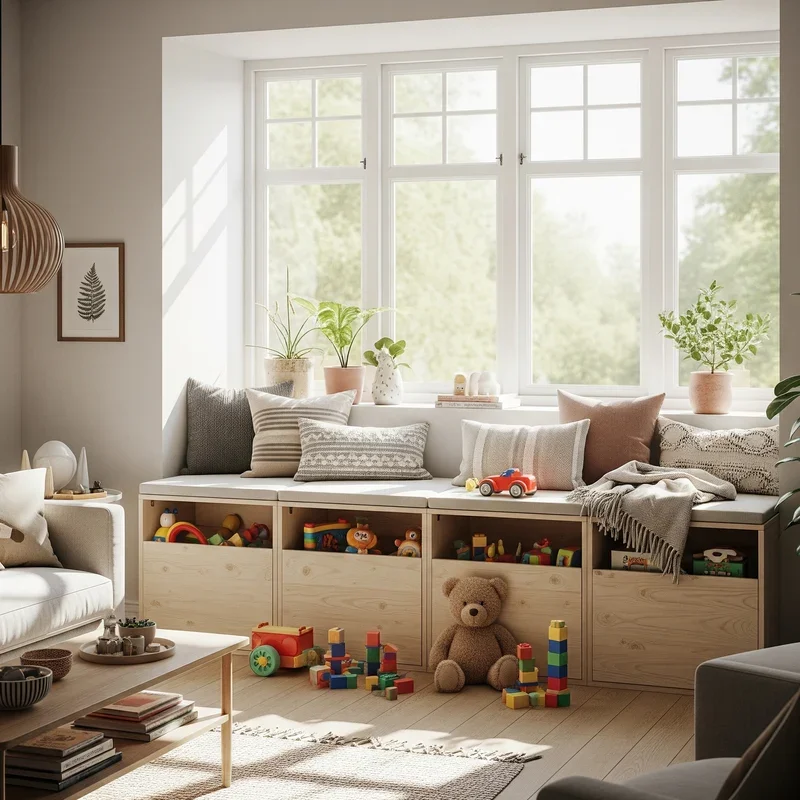 Living Room Toy Storage Ideas
