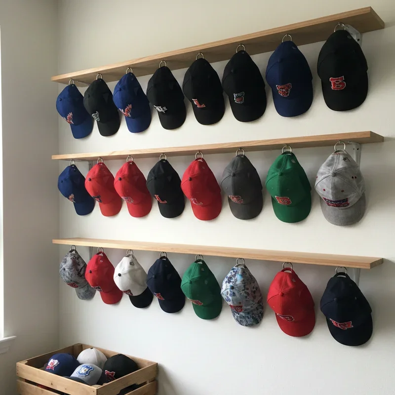 15 Baseball Hat Storage Ideas to Keep Collections Tidy