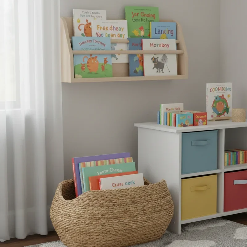 Kids Book Storage Ideas