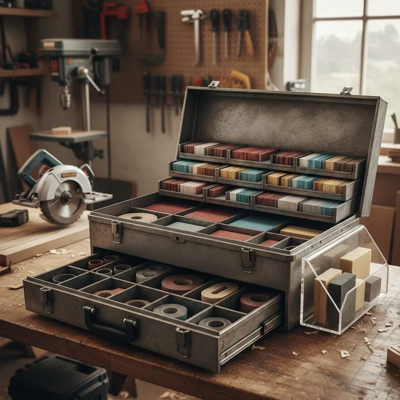 Sandpaper Storage Ideas