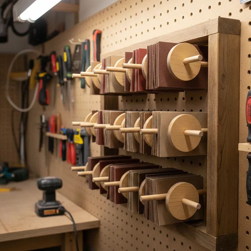 Sandpaper Storage Ideas